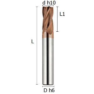 Picture of Roughing end mill coated