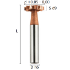 Picture of Woodruff keyseat cutter micrograin carbide coated