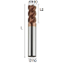 Picture of Four flutes end mill irregular division coated