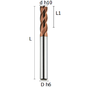 Picture for category FOUR FLUTE LONG END MILLS SERIES COATED