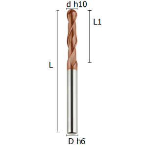 Picture for category BALL-NOSED TWO FLUTE LONG END MILLS SERIES COATED