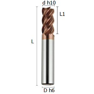 Picture for category FOUR FLUTE END MILLS IRREGULAR DIVISION COATED