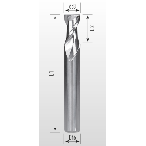 Picture for category TWO FLUTE END MILLS LAPPED