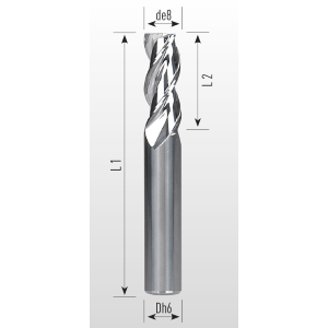 Picture for category THREE FLUTE END MILLS WITH IRREGULAR DIVISION LAPPED