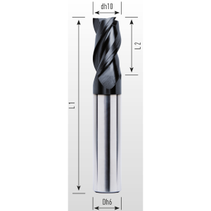 Picture for category THREE FLUTE END MILLS WITH IRREGULAR DIVISION LAPPED AND COATED